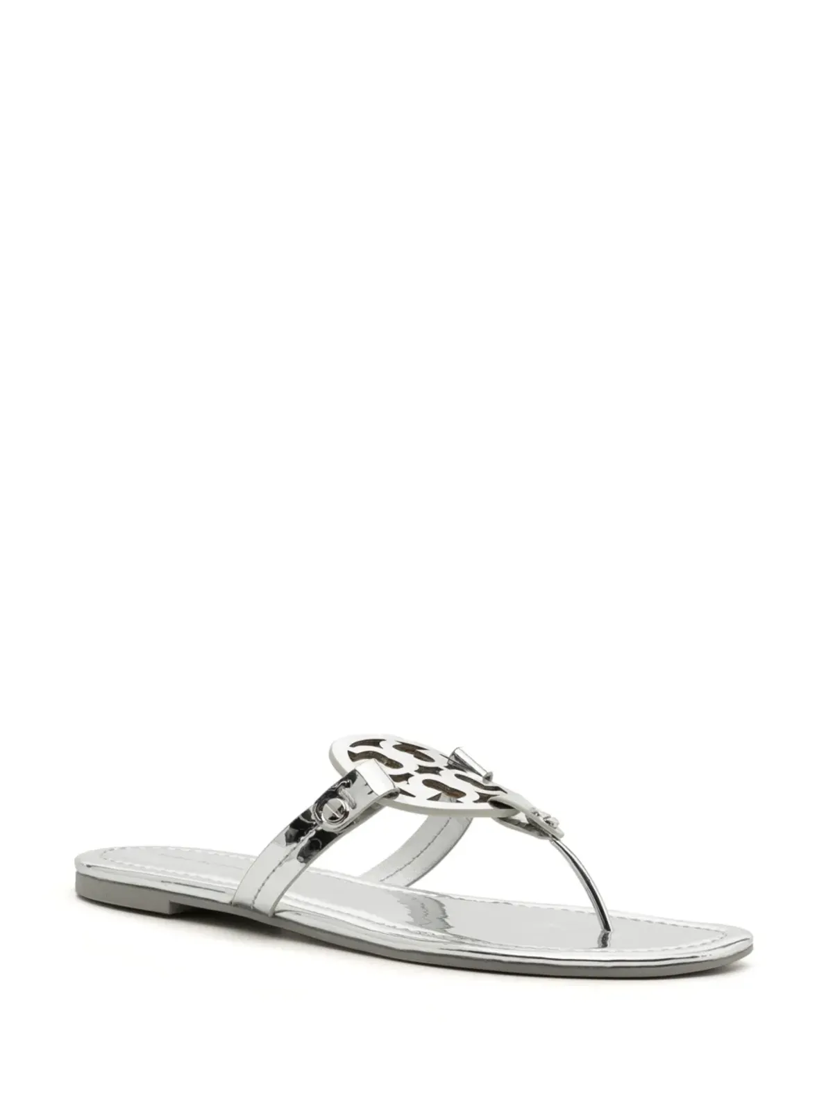 Tory Burch ミラー メタリック フリップフロップ - 画像2