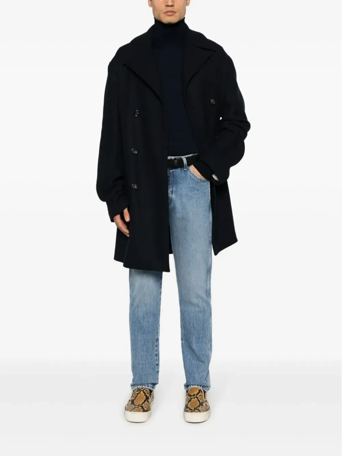 Bally ロゴパッチ ストレートレッグジーンズ - 画像2