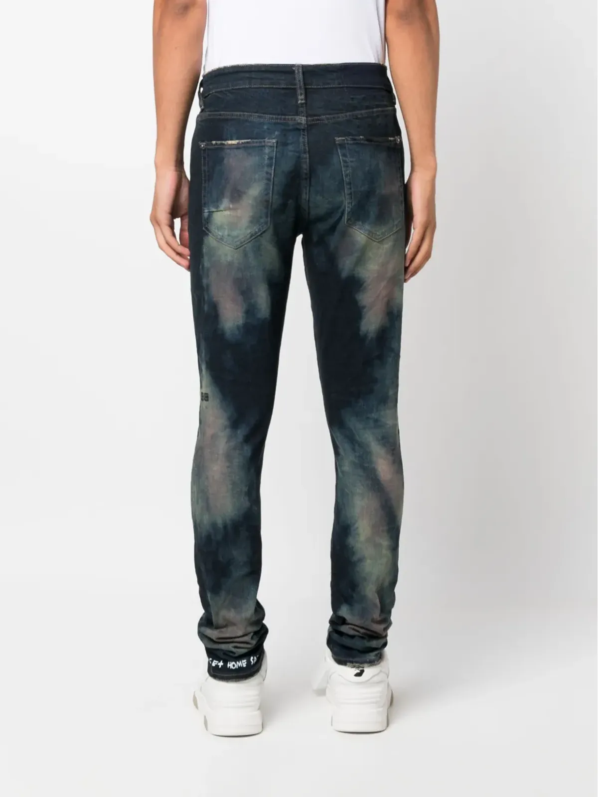 Ksubi ブリーチドエフェクト スリムカットジーンズ - 画像4