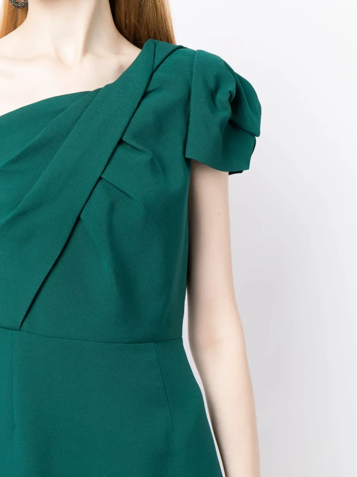 Roland Mouret アシンメトリック ノースリーブ ミディドレス - 画像5