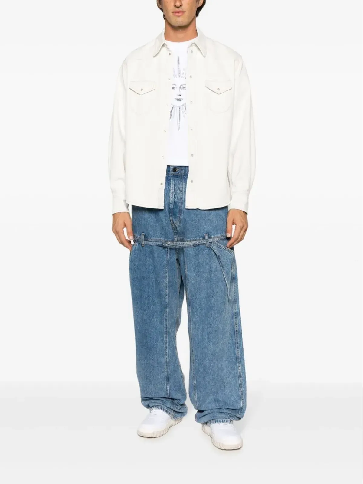 Bally フラップポケット付きコットンシャツ - White - 画像2