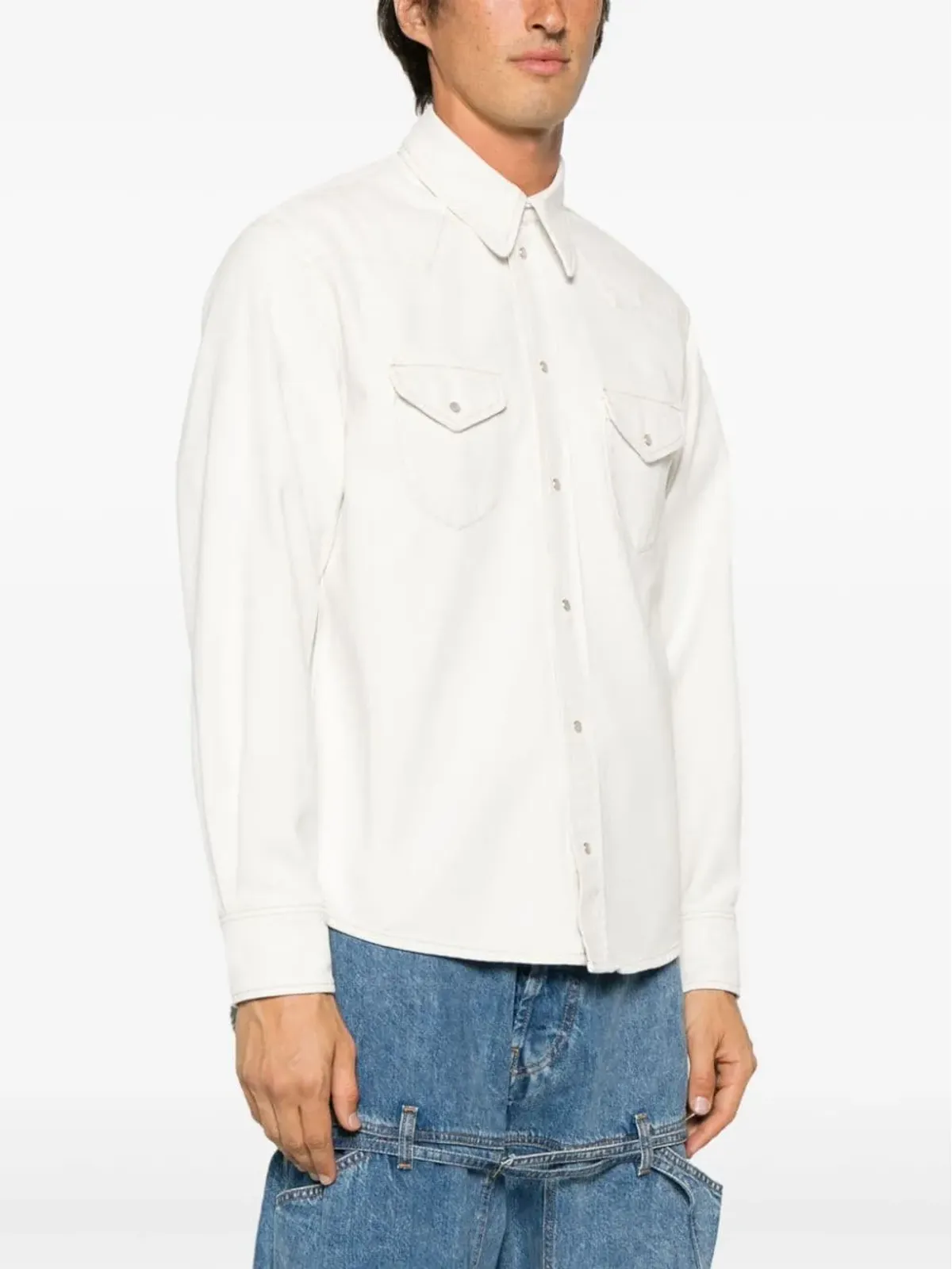 Bally フラップポケット付きコットンシャツ - White - 画像3