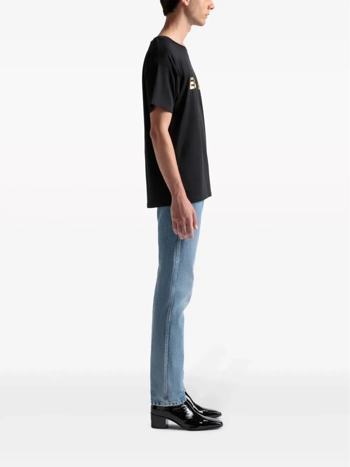 Bally メタリックロゴ コットン Tシャツ - 画像3