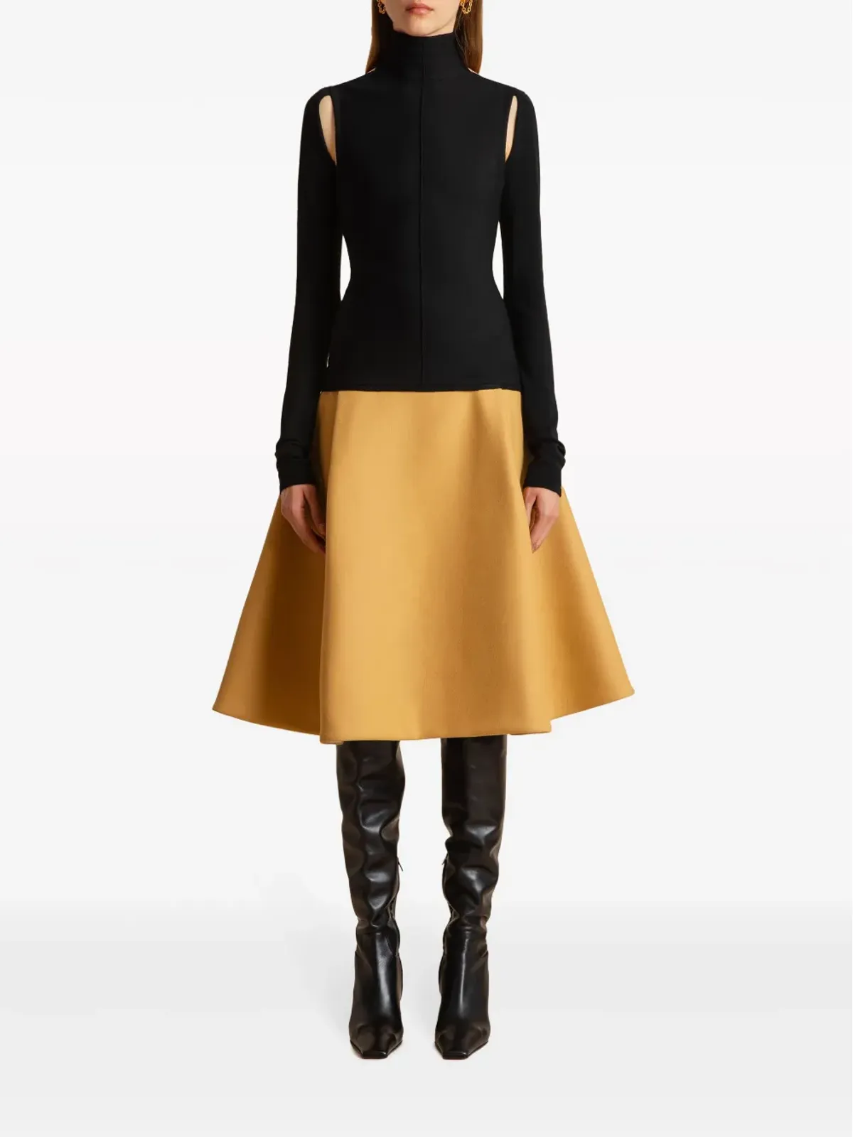 KHAITE The Marlowe wool sweatshirt - Black - 画像2