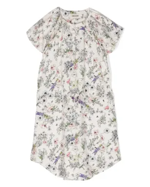 Zadig & Voltaire Kids 花柄プリント ツイル ドレス - サムネイル1