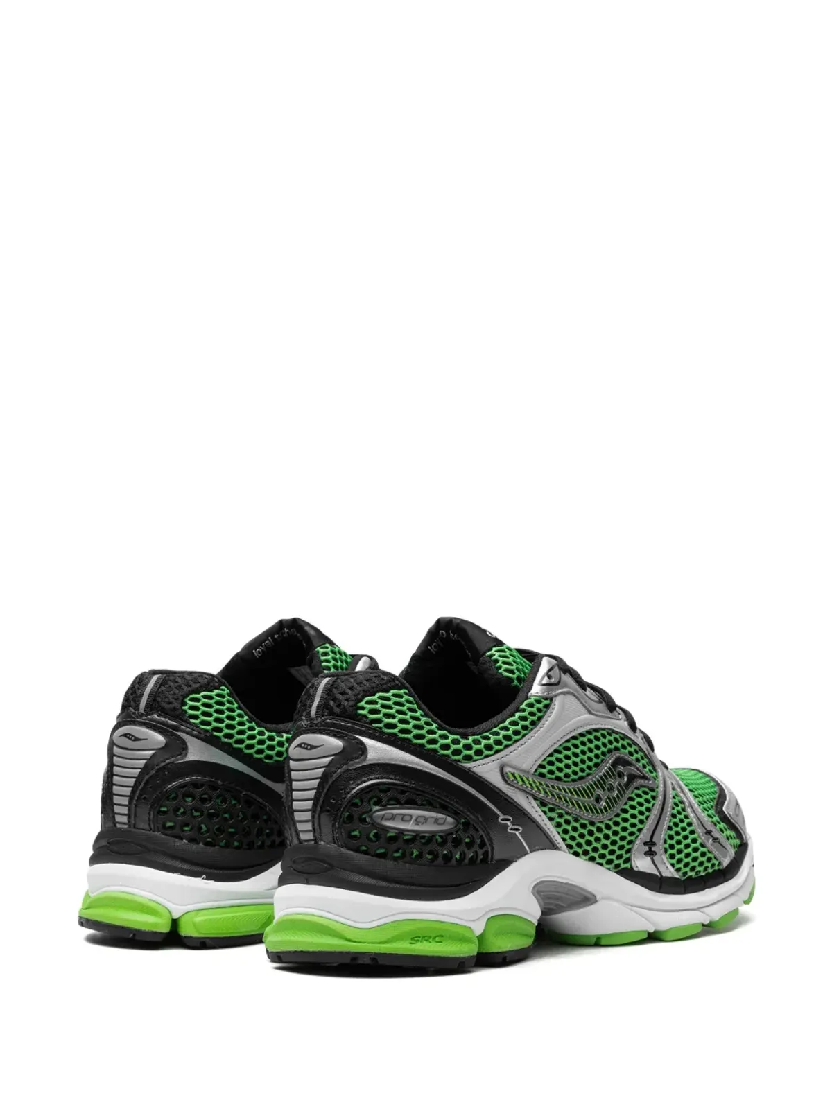 Saucony ProGrid Triumph 4 グリーン／シルバー スニーカー - 画像3