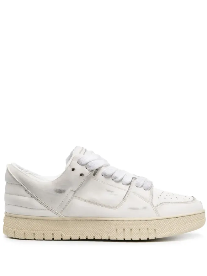1989 STUDIO 1989 STUDIO ヴィンテージ ダーティーレザー スニーカー ホワイトの商品画像