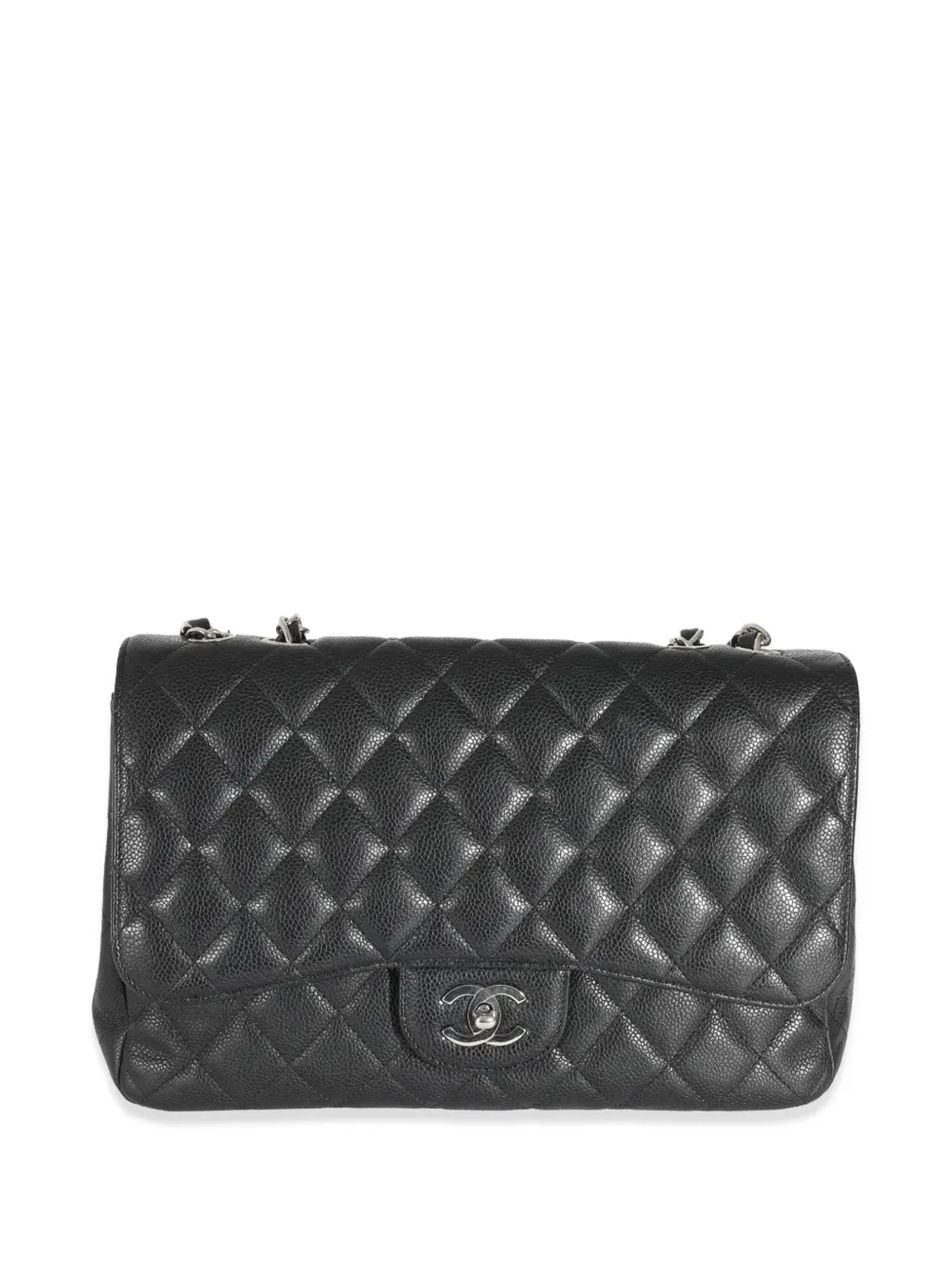 CHANEL ビンテージ Jumbo Classic Flap ショルダーバッグ - ブラック - 画像2