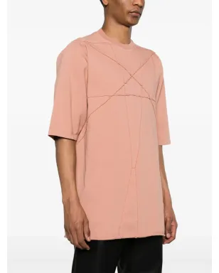 Rick Owens DRKSHDW ジャンボ ショートスリーブ コットン Tシャツ - ピンク - サムネイル3