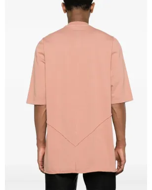 Rick Owens DRKSHDW ジャンボ ショートスリーブ コットン Tシャツ - ピンク - サムネイル4