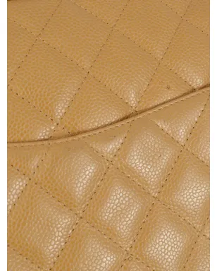 CHANEL ビンテージ 2005年 CC ダイヤモンドキルティング ボウリングバッグ - ニュートラルカラー - サムネイル5