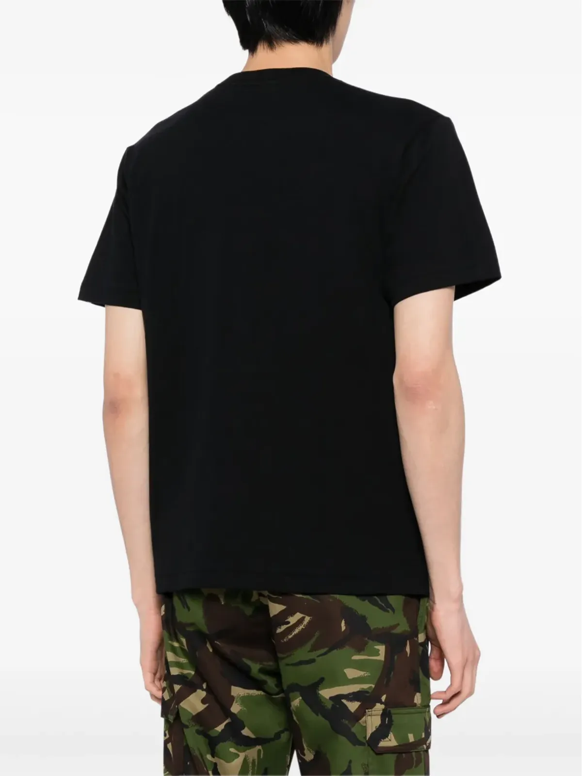 A BATHING APE® シャークプリント コットン Tシャツ - ブラック - 画像4