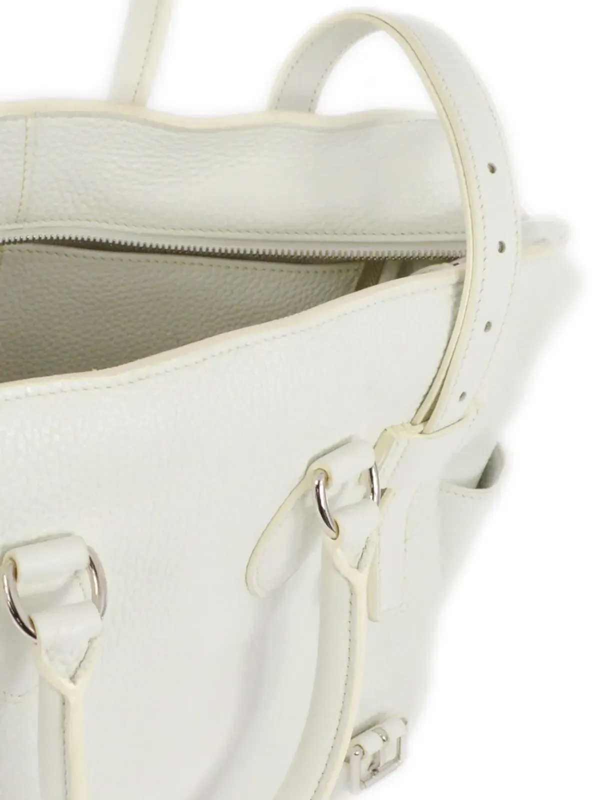 Hermès ビンテージ Pursangle 31 ハンドバッグ - ホワイト - 画像4