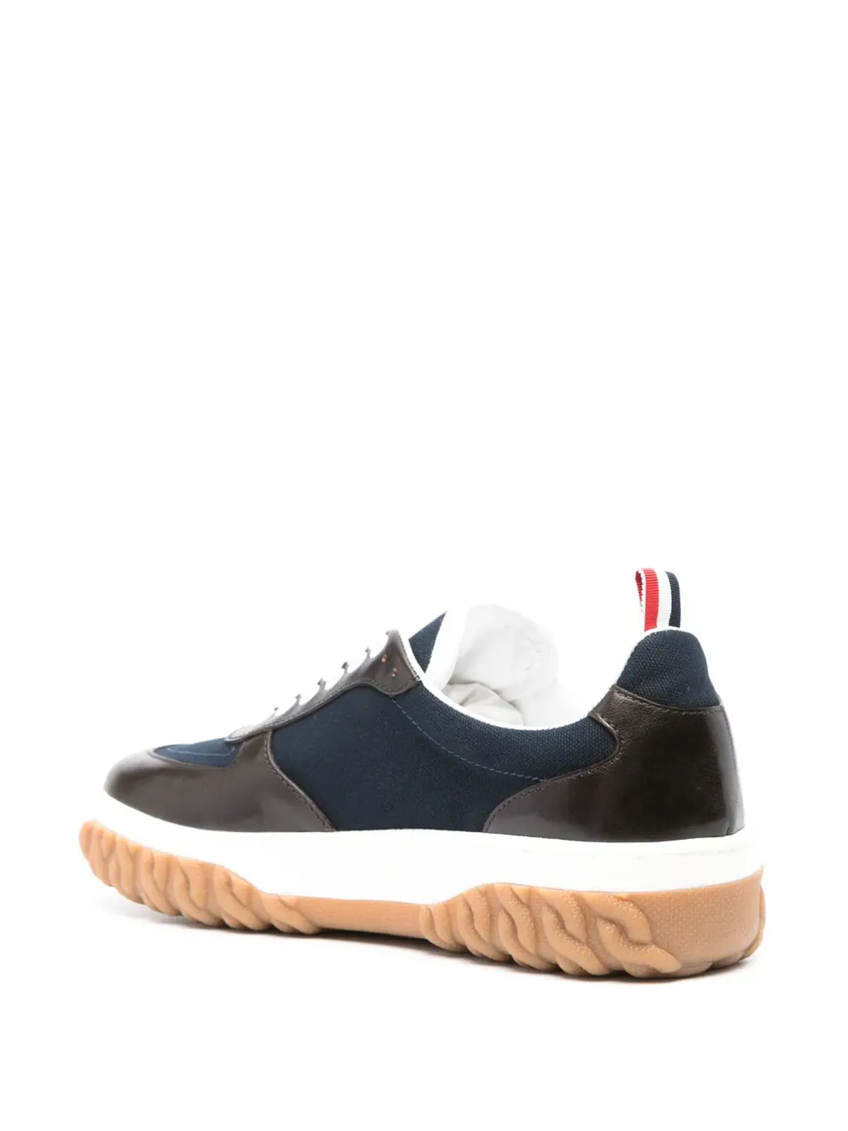 Thom Browne レターマンパネルドスニーカー - 画像3
