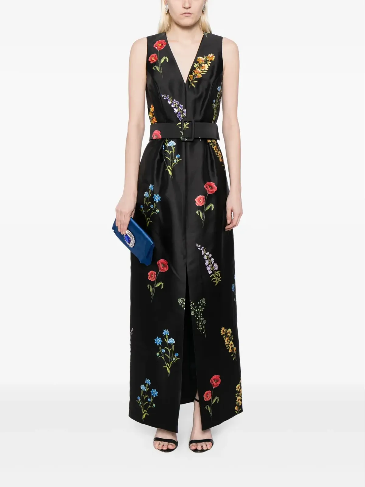 Sachin & Babi Marsden floral-print gown - Black - 画像2