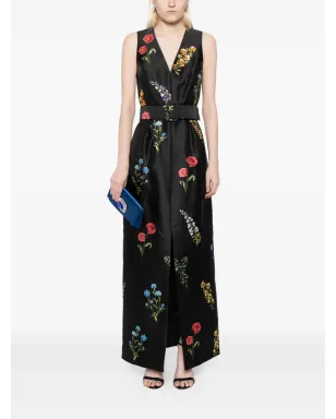 Sachin & Babi Marsden floral-print gown - Black - サムネイル2