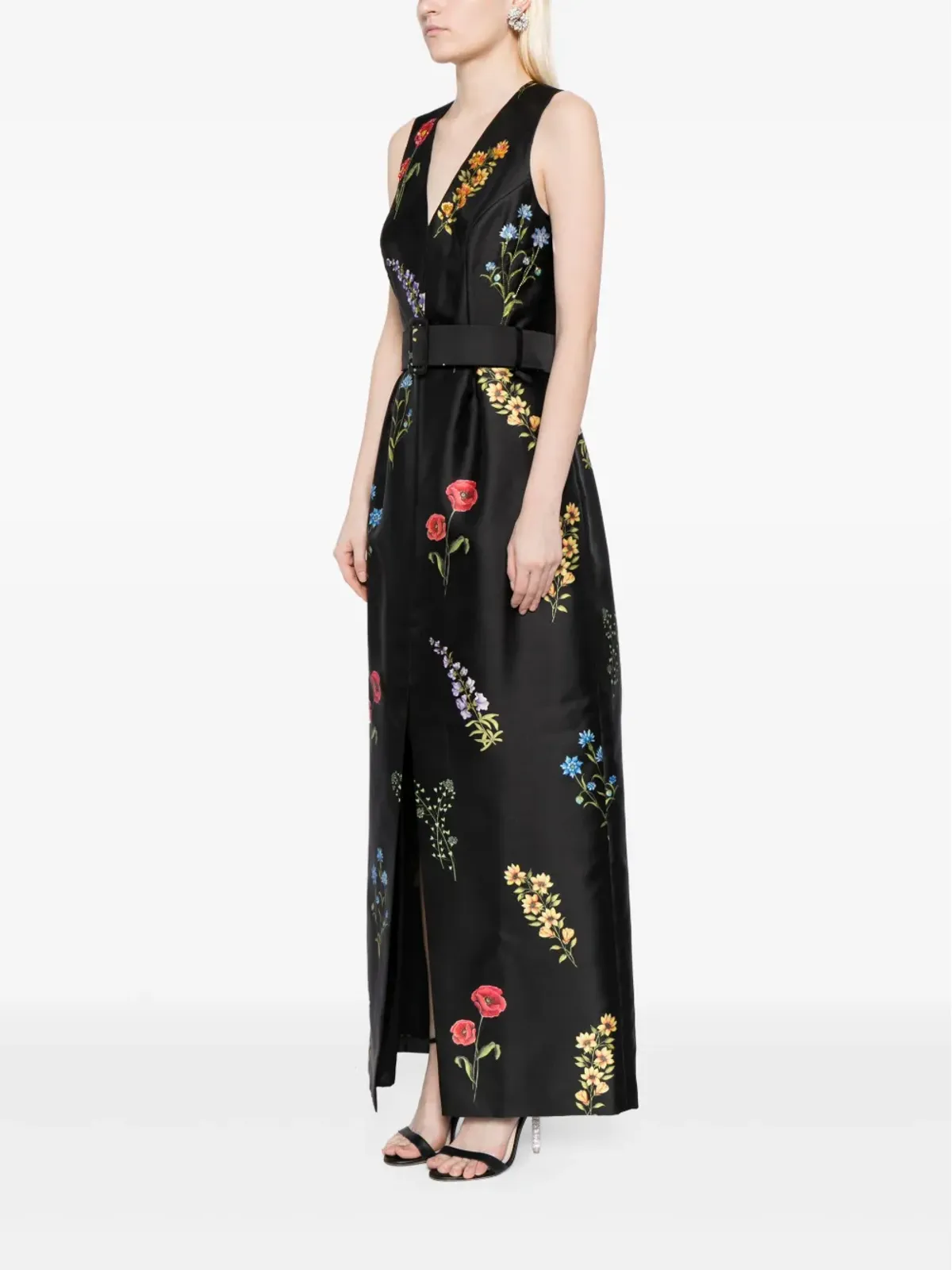 Sachin & Babi Marsden floral-print gown - Black - 画像3