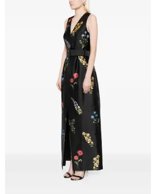 Sachin & Babi Marsden floral-print gown - Black - サムネイル3