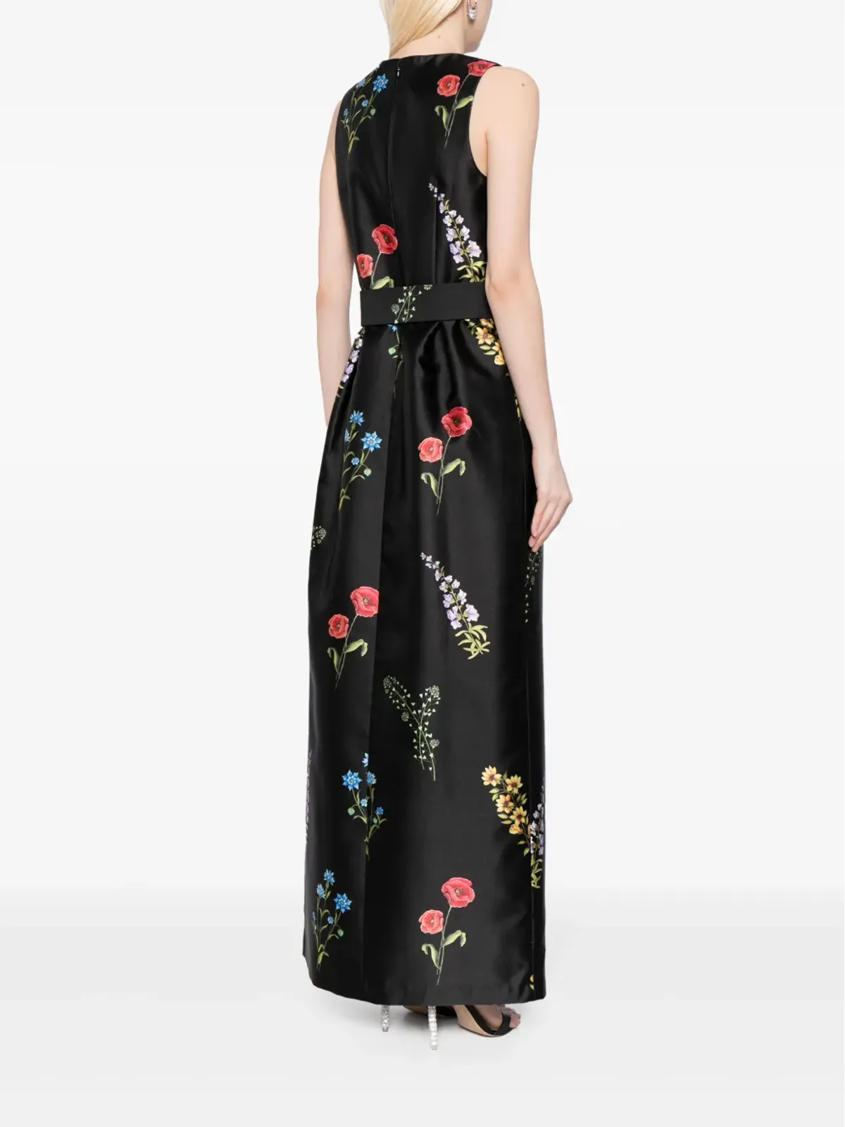 Sachin & Babi Marsden floral-print gown - Black - 画像4