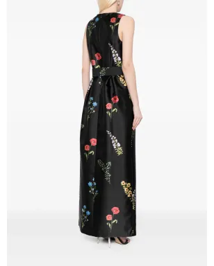 Sachin & Babi Marsden floral-print gown - Black - サムネイル4