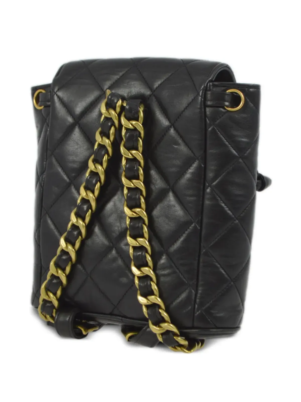 CHANEL ビンテージ 1992年製 ダムバックパック - ブラック - 画像2