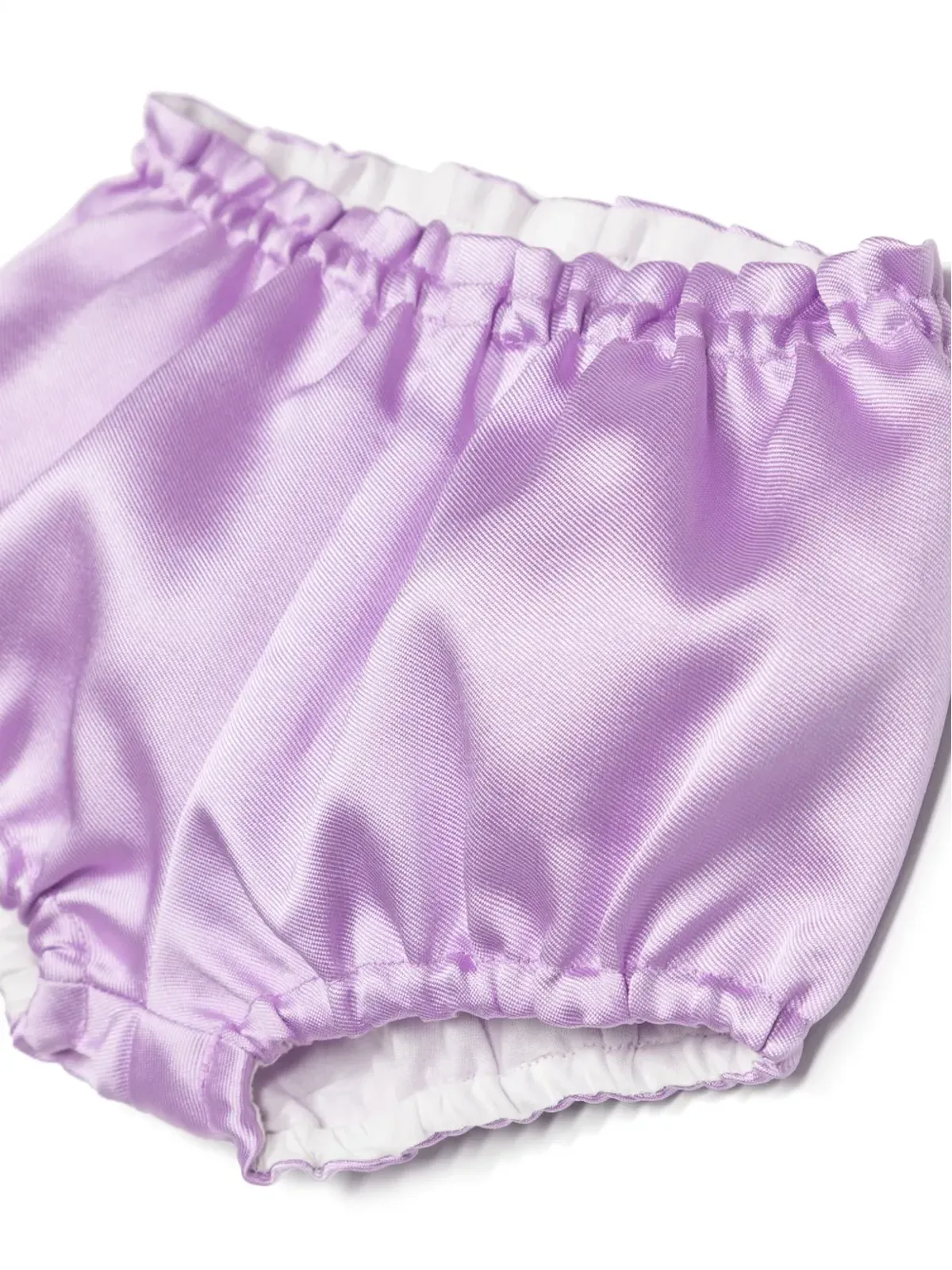 Hucklebones London ボウアップリケ入りサテン ドレスセット - 画像3