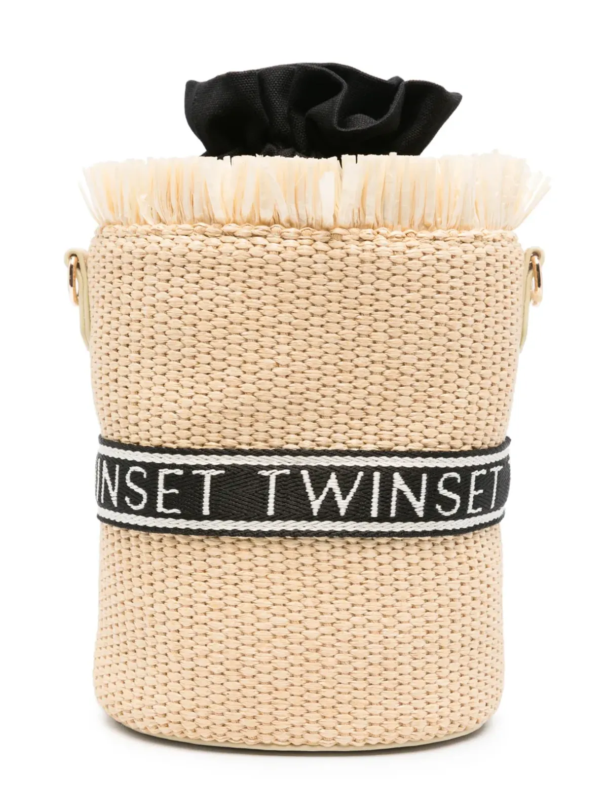 TWINSET Kids ロゴトリム バケットバッグ - 画像3