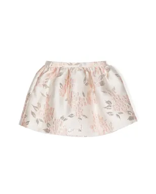 Hucklebones London 花柄ジャガード ギャザー入りスカート ピンク - サムネイル2
