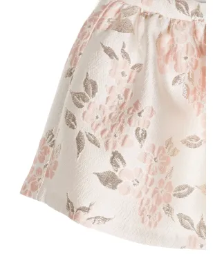 Hucklebones London 花柄ジャガード ギャザー入りスカート ピンク - サムネイル3