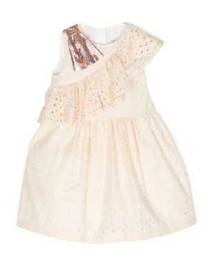Hucklebones London アシンメトリックブロderie-anglaise ミディドレス - サムネイル1