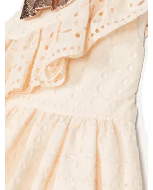Hucklebones London アシンメトリックブロderie-anglaise ミディドレス - サムネイル3