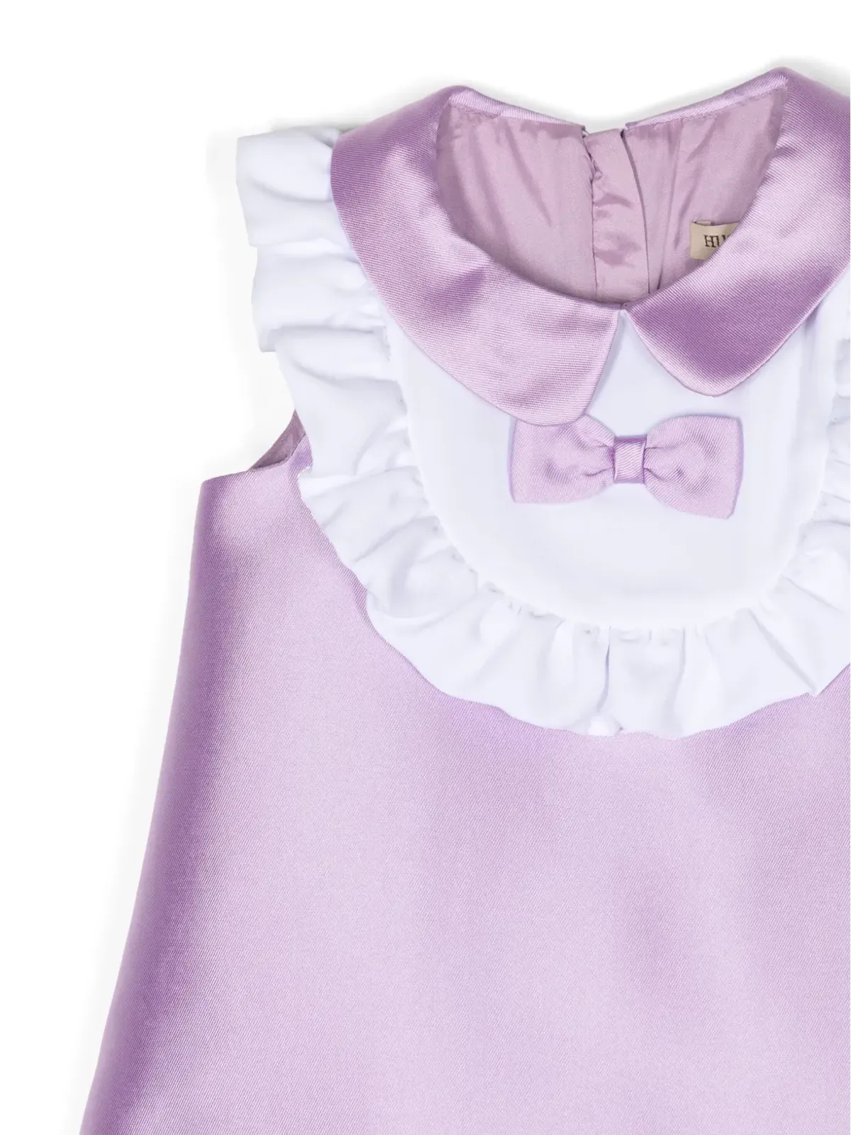 Hucklebones London フリルディテール付きサテンミディドレス - 画像3