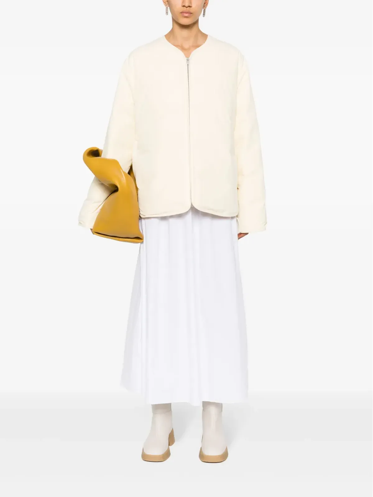 Jil Sander 長袖パッド入りジャケット - ニュートラルカラー - 画像2