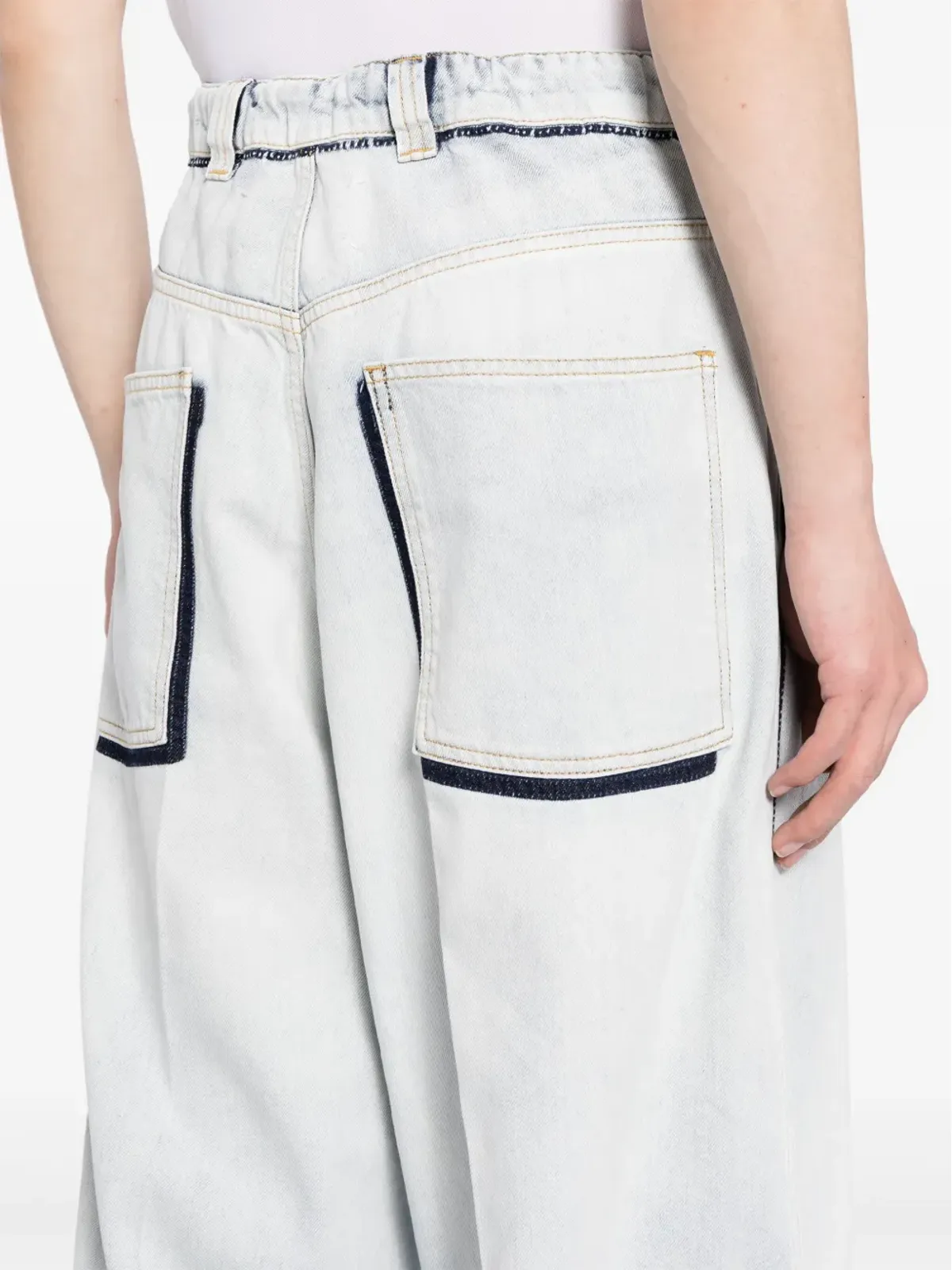 Maison Margiela Memory Of ワイドレッグジーンズ - 画像5