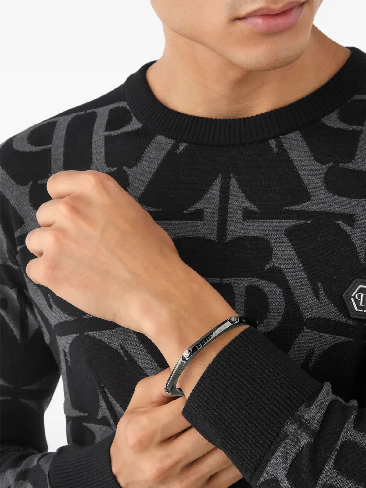 Philipp Plein カフブレスレット - 画像4