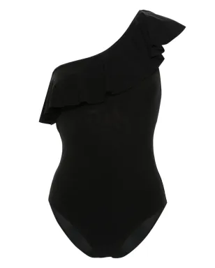 ISABEL MARANT Sicilya ラッフルディテール水着 - ブラック - サムネイル1