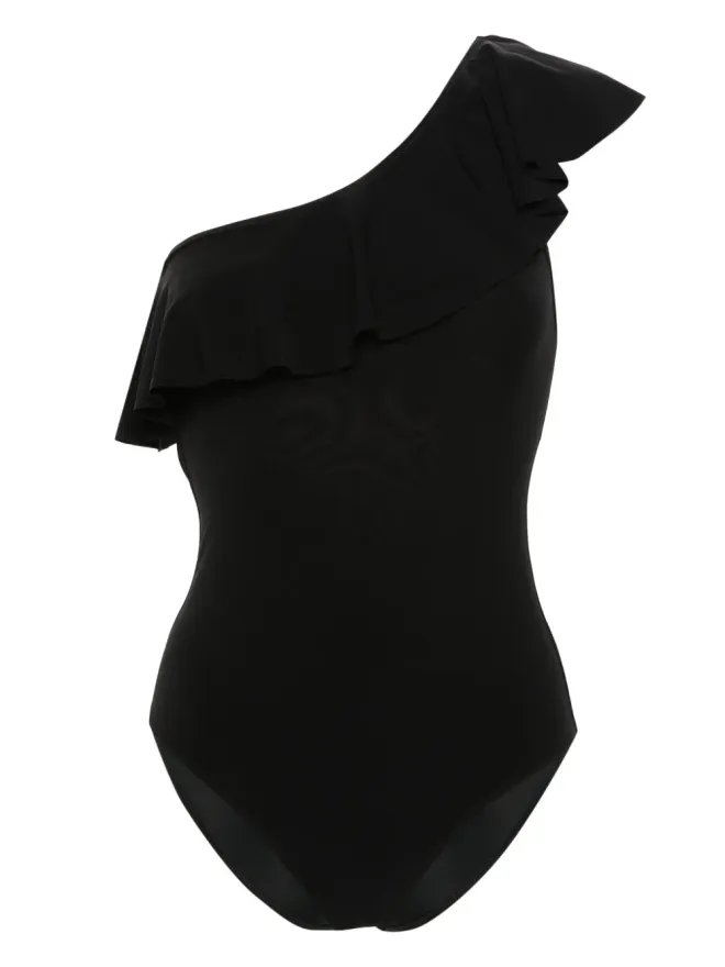 Isabel Marant ISABEL MARANT Sicilya ラッフルディテール水着 - ブラックの商品画像