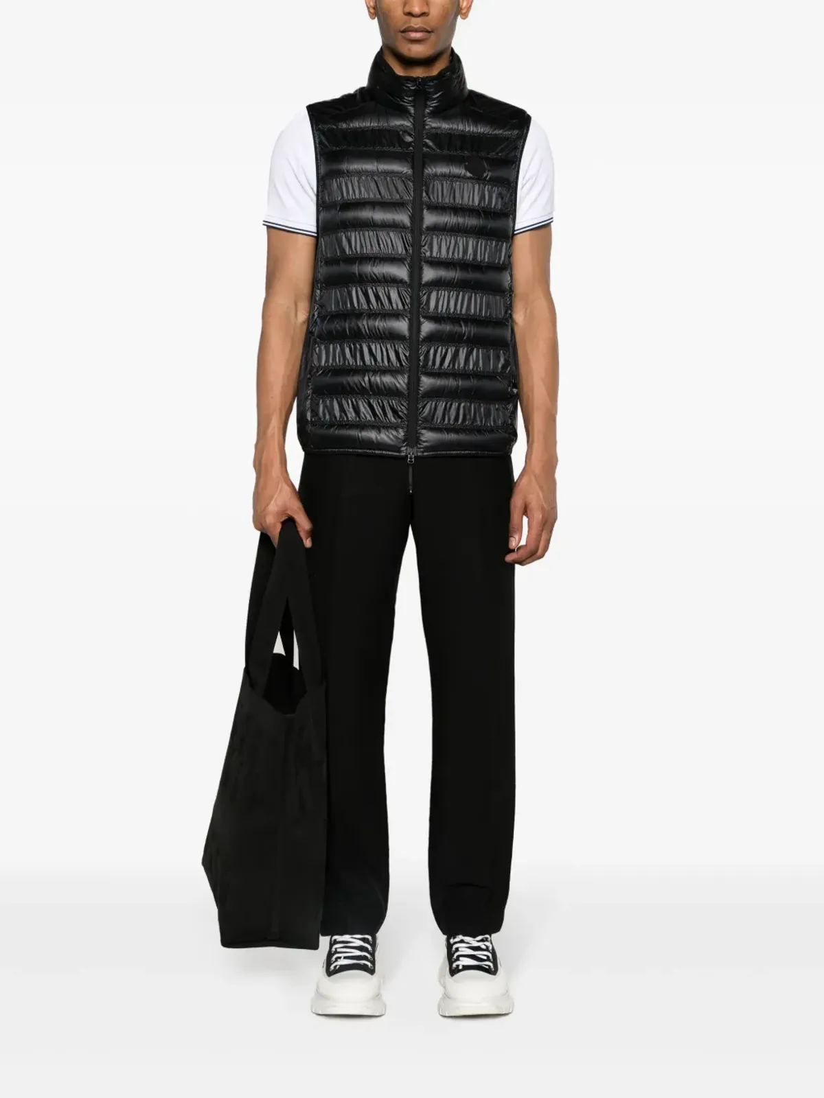 Moncler Lautaret パディッドリップストップ ジレ - 画像2