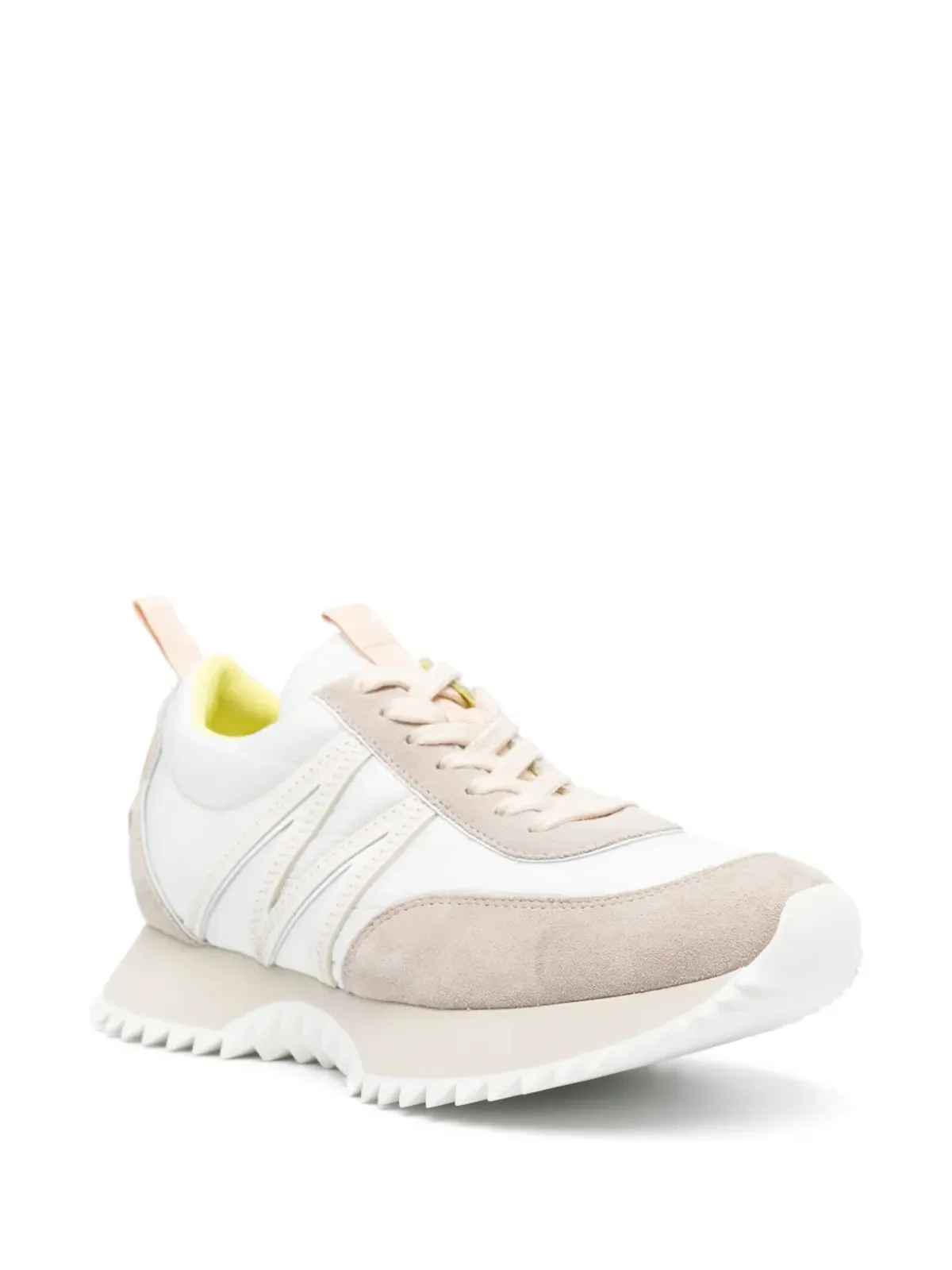 Moncler Pacey ロゴパッチスニーカー - ホワイト - 画像2