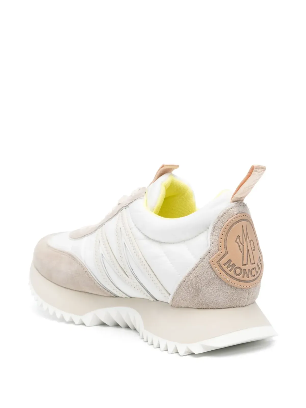 Moncler Pacey ロゴパッチスニーカー - ホワイト - 画像3