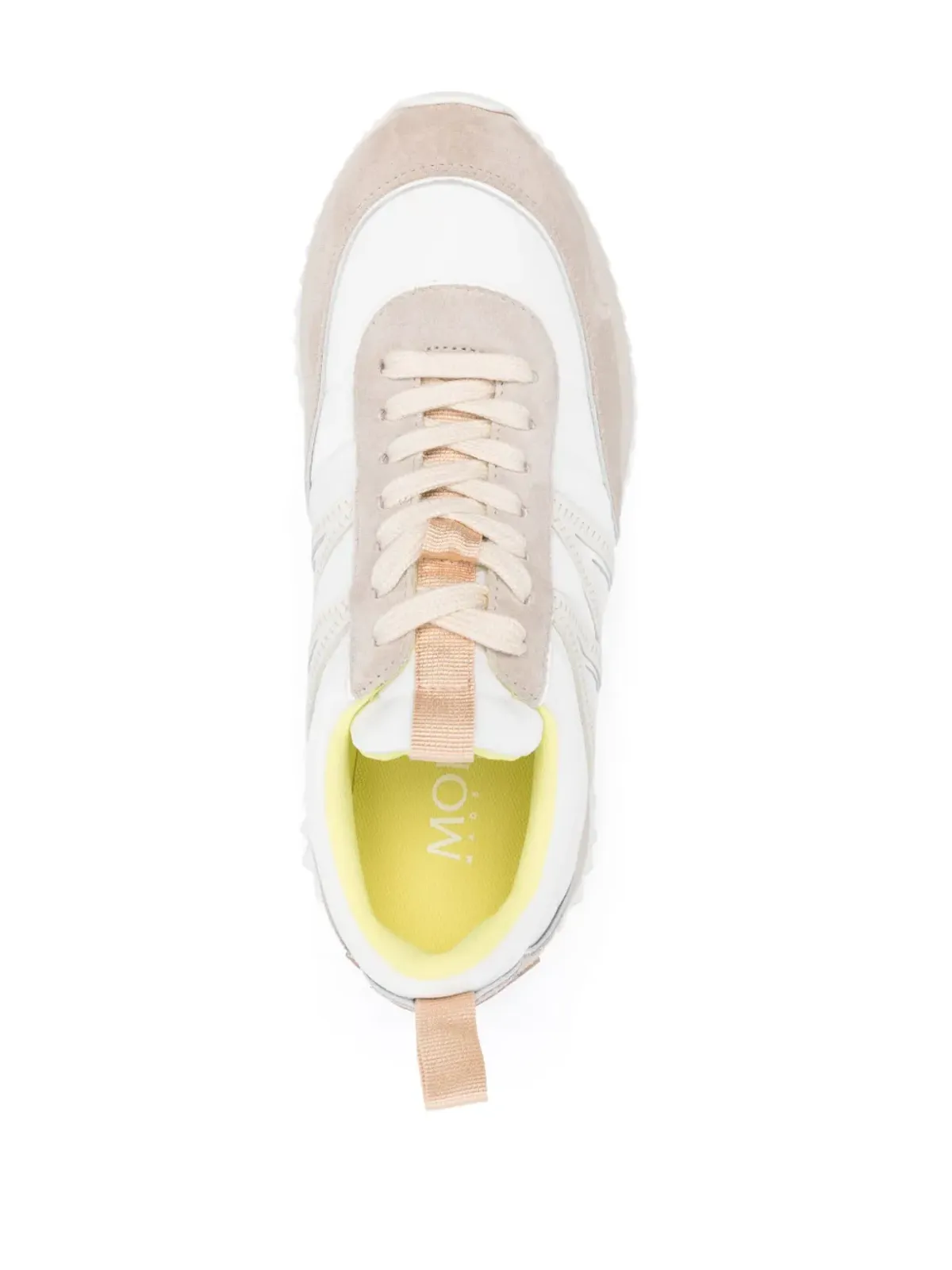 Moncler Pacey ロゴパッチスニーカー - ホワイト - 画像4