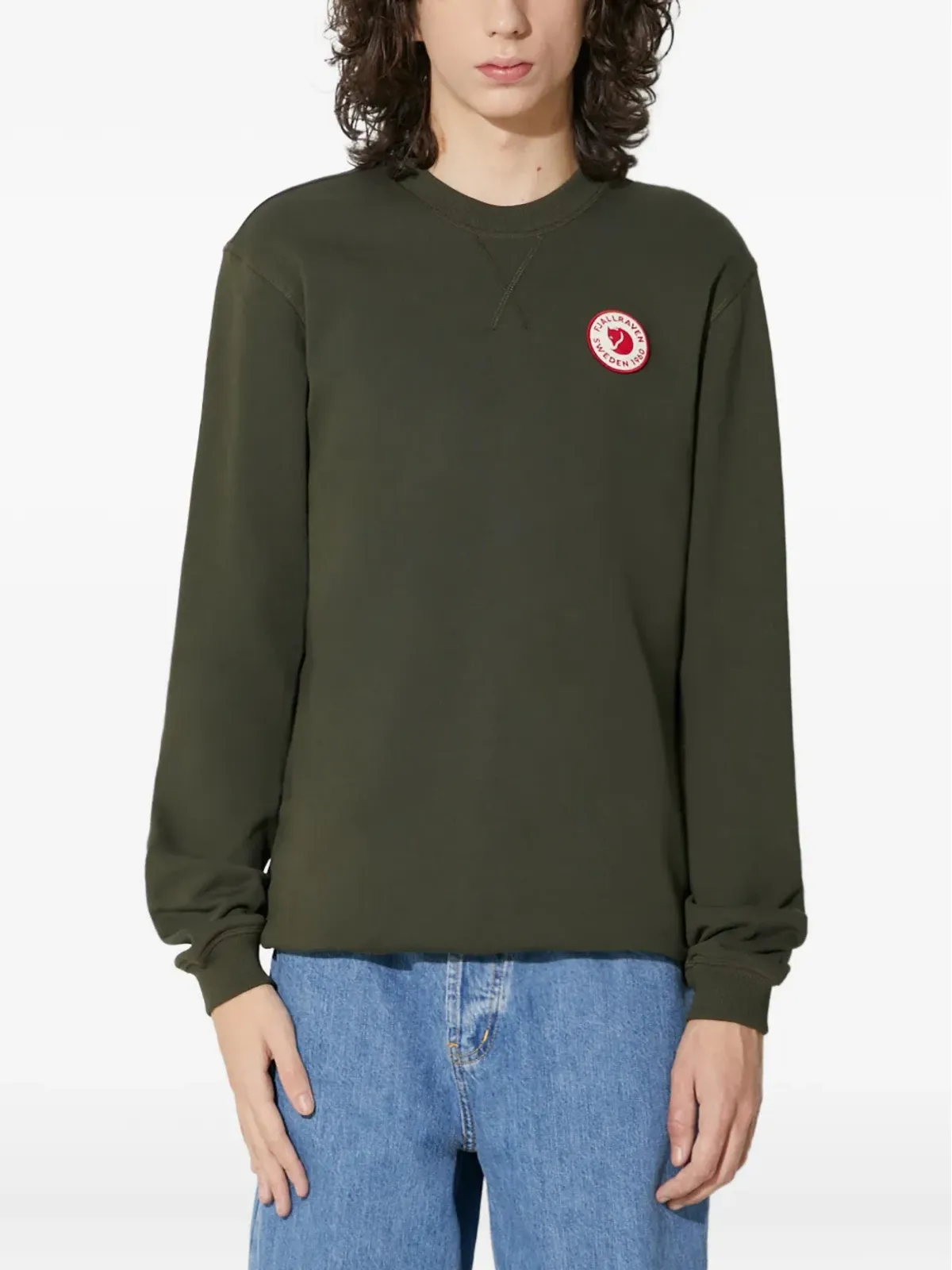 Fjällräven ロゴパッチ クルーネック スウェットシャツ - 画像1