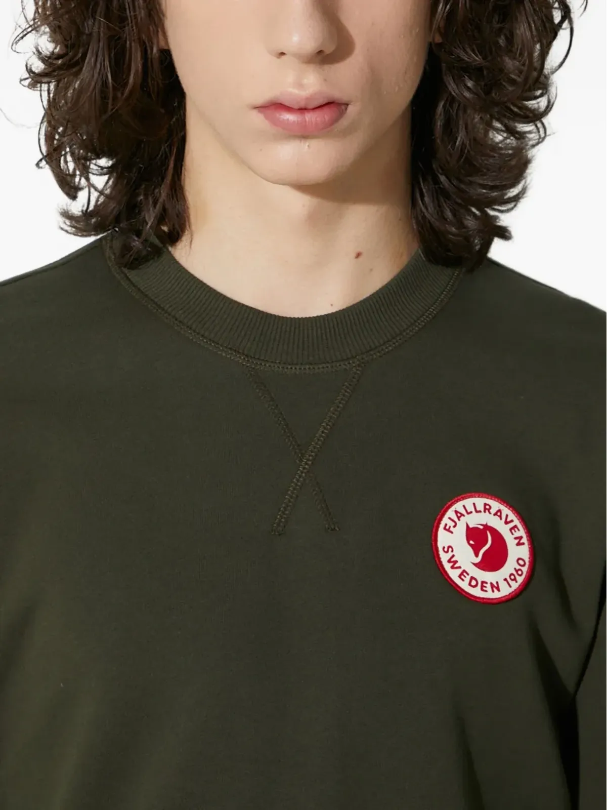 Fjällräven ロゴパッチ クルーネック スウェットシャツ - 画像5