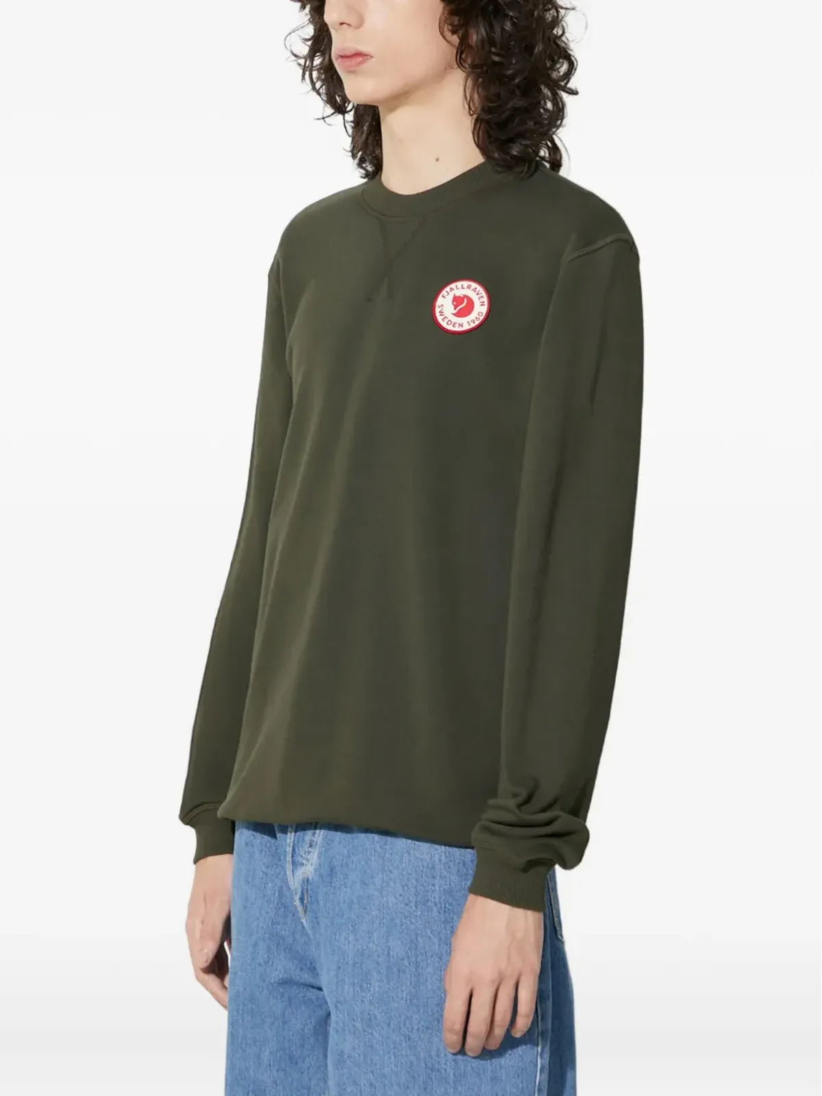 Fjällräven ロゴパッチ クルーネック スウェットシャツ - 画像3
