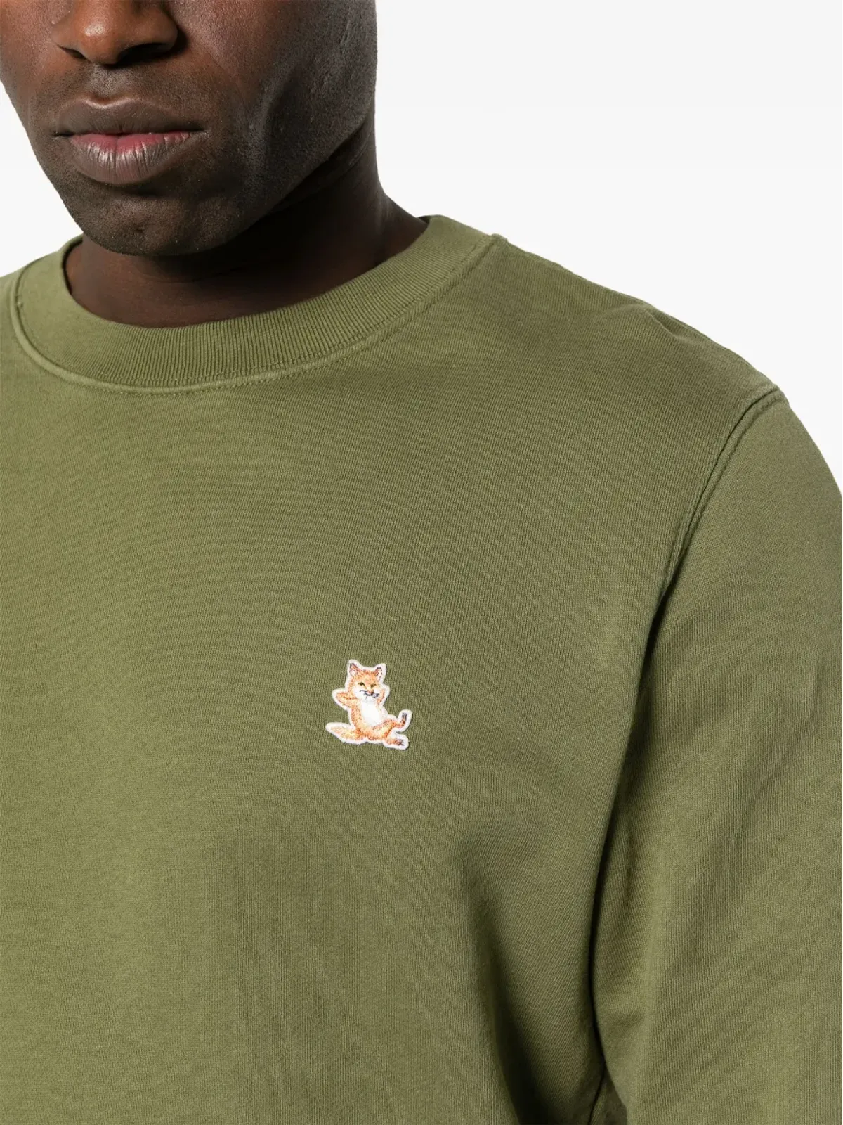 Maison Kitsuné Chillax Fox コットン スウェットシャツ - グリーン - 画像5