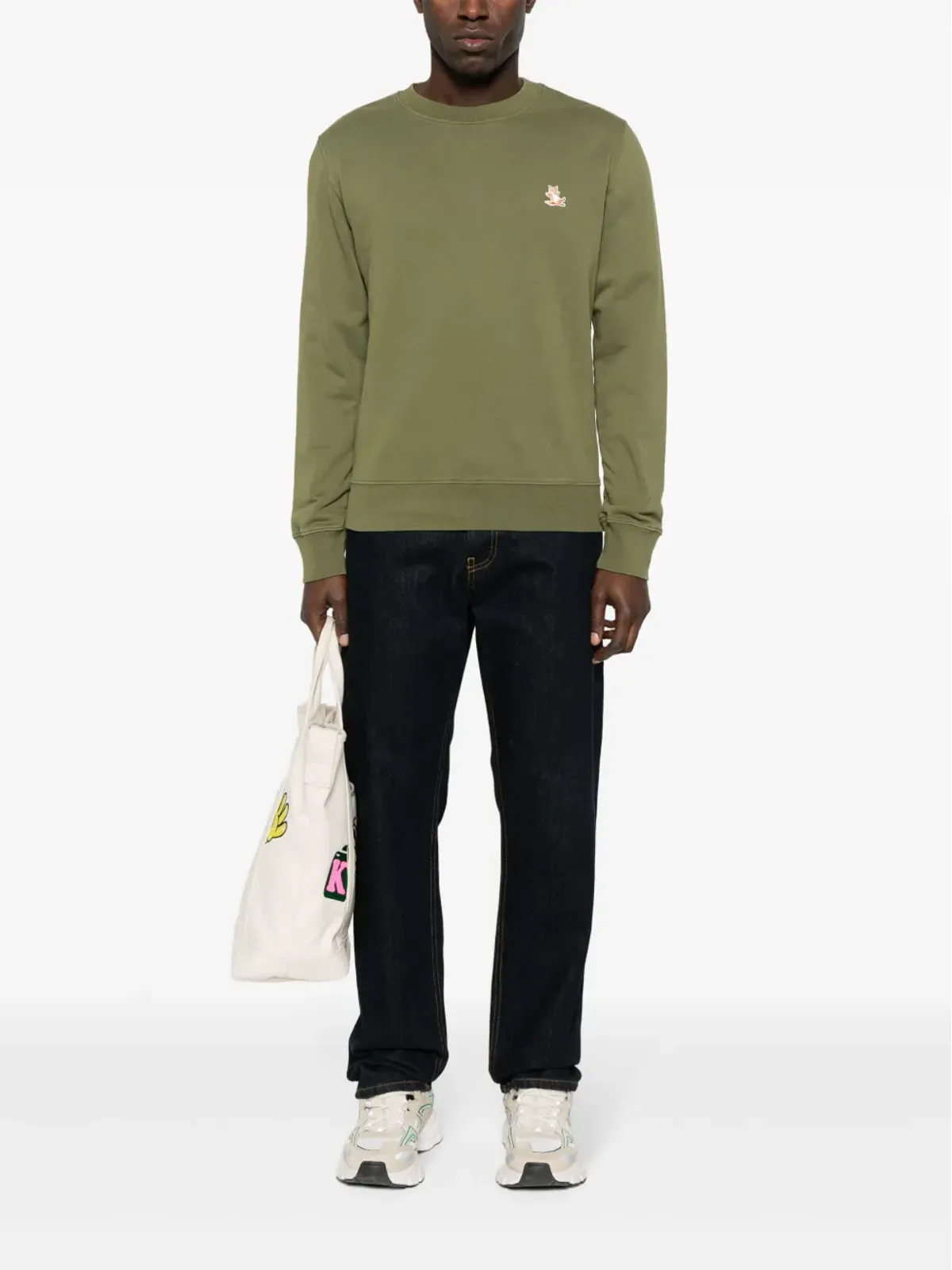 Maison Kitsuné Chillax Fox コットン スウェットシャツ - グリーン - 画像2