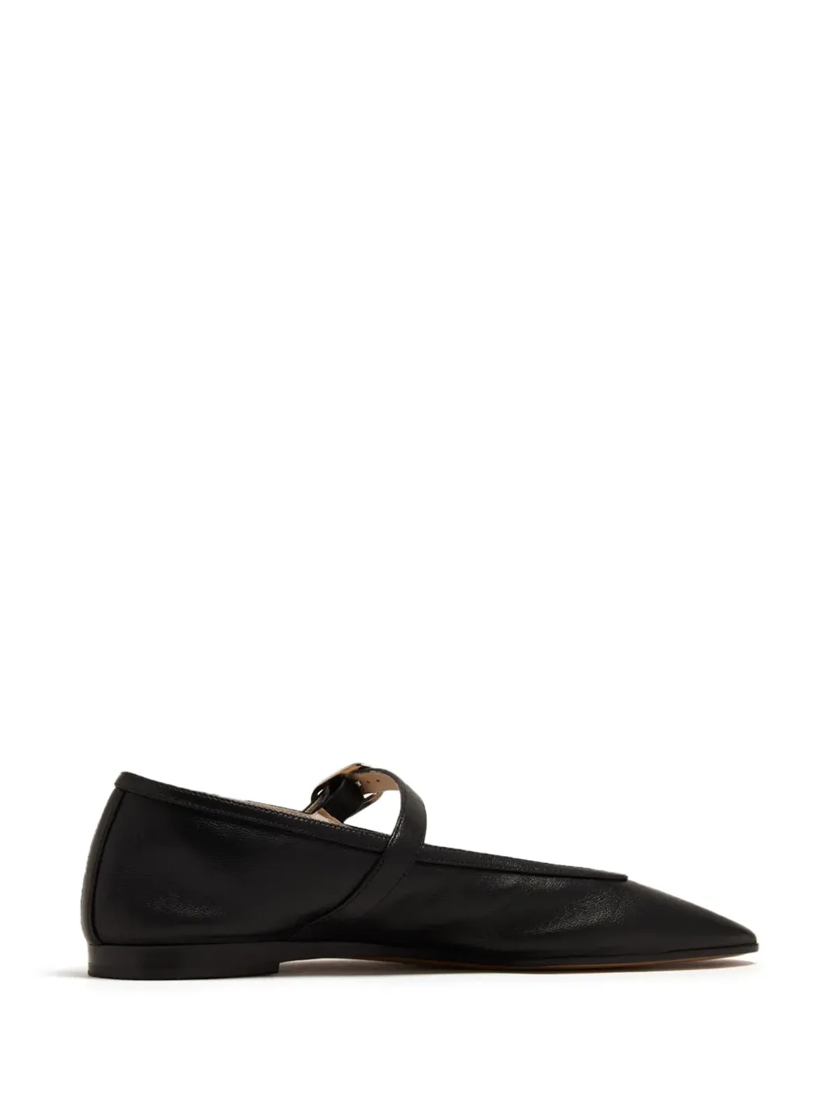Le Monde Beryl buckle-fastening leather Mary Janes - Black - 画像3
