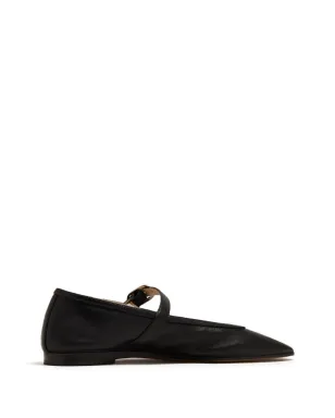 Le Monde Beryl buckle-fastening leather Mary Janes - Black - サムネイル3