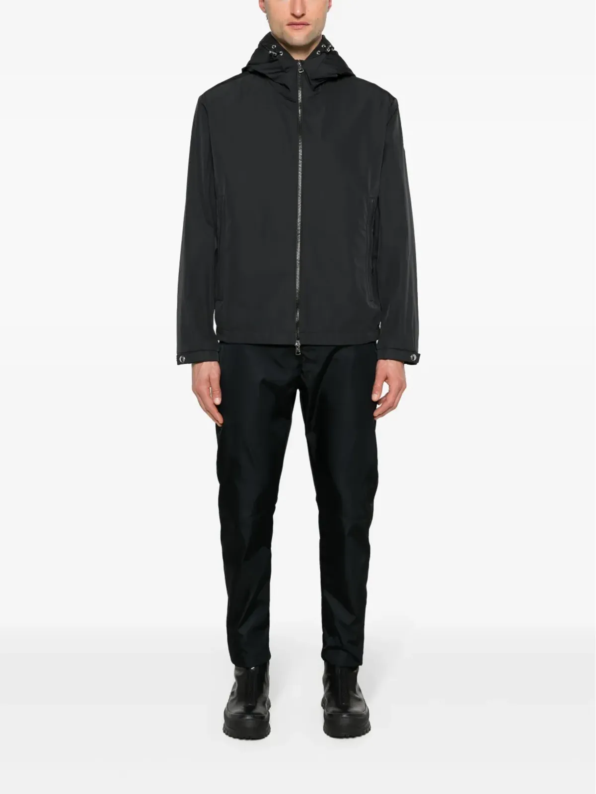 Moncler Traversier フード付きジャケット - ブラック - 画像2