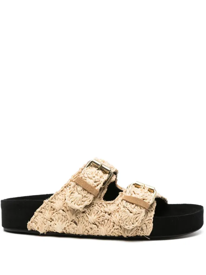 Isabel Marant ISABEL MARANT Lennyo ラフィア サンダルの商品画像